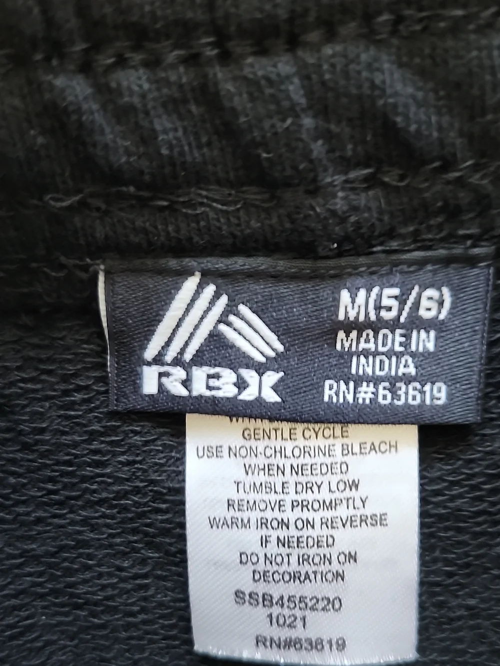 NWT RBX Kids Boys 2-Pack Activewear Set Black Shorts & Gray Joggers M 5/6